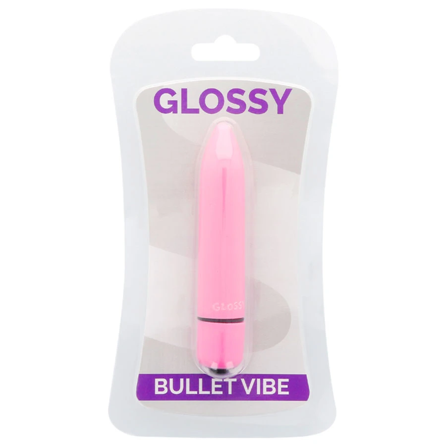 GLOSSY - OHUKENE VIBRAATOR SÜGAV ROOS